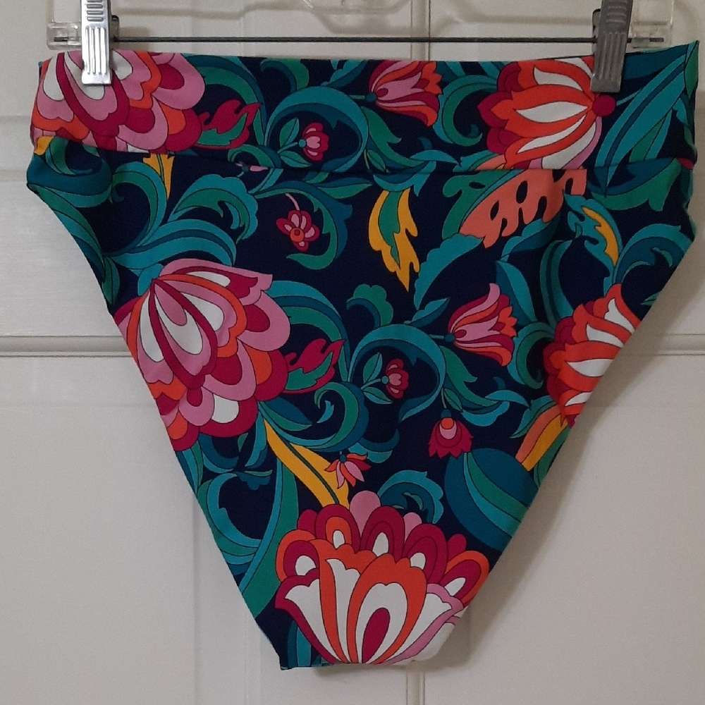 Trina Turk Blue and Yellow Swimwear - Picture 7 of 13